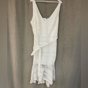 City Chic white lace dress size 22